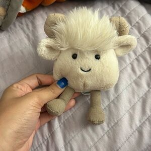 Jellycat Cream and Tan Plush Sheep